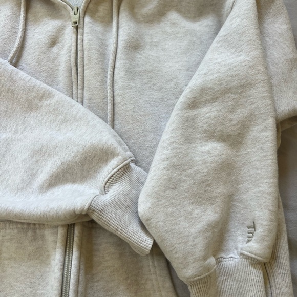 TNA Cream Full-Zip Hoodie - Picture 3 of 4